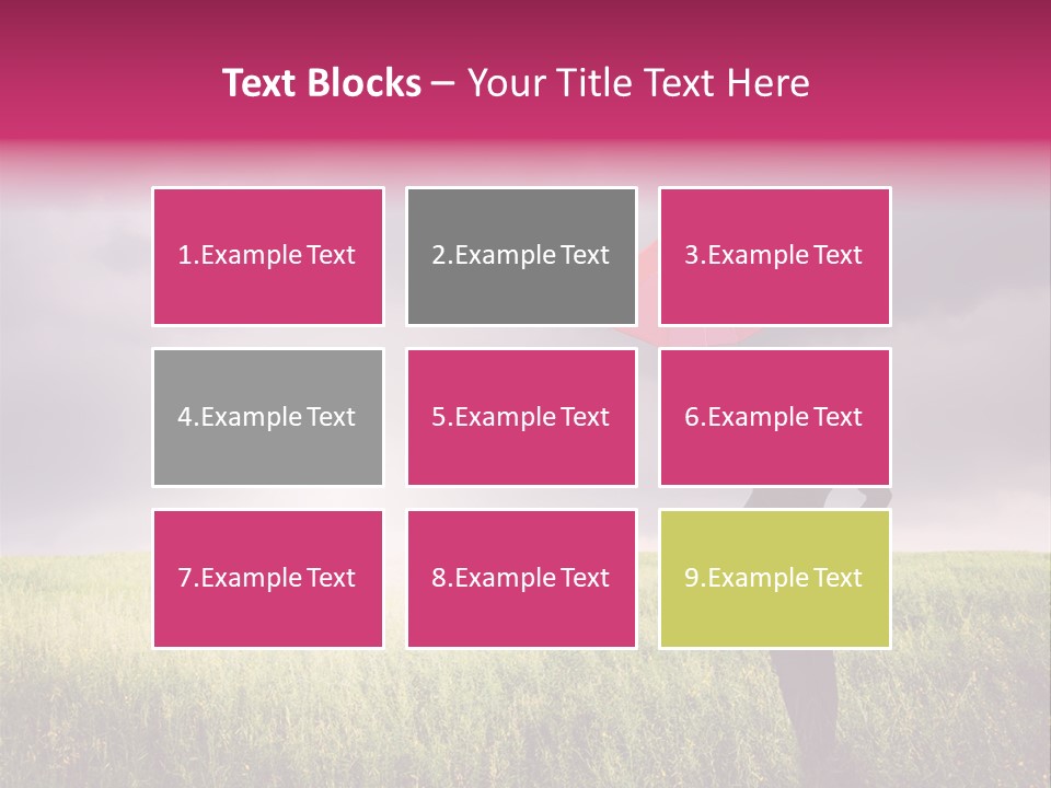 Outdoor Enjoyment Holding PowerPoint Template