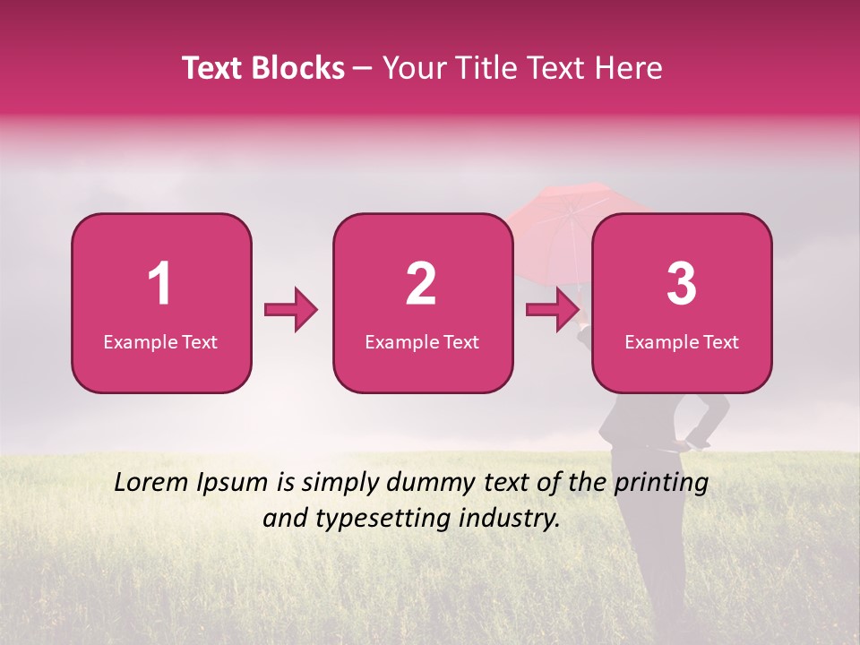Outdoor Enjoyment Holding PowerPoint Template