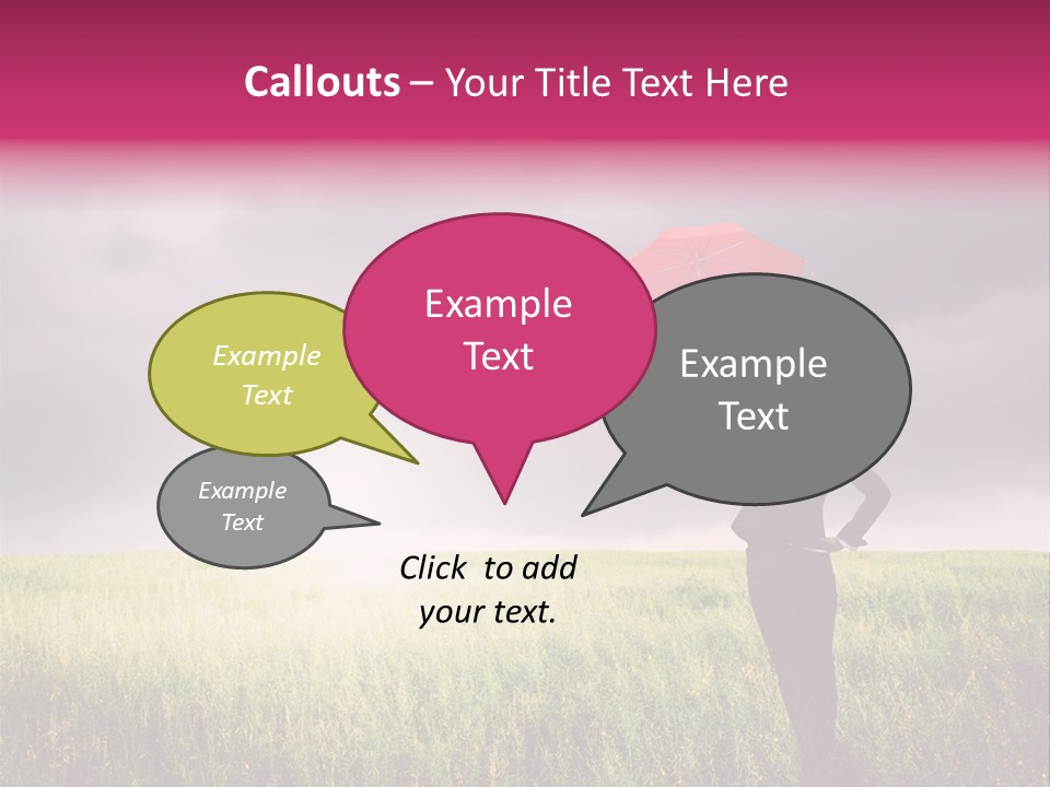 Outdoor Enjoyment Holding PowerPoint Template
