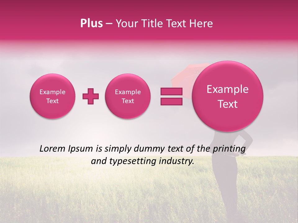 Outdoor Enjoyment Holding PowerPoint Template