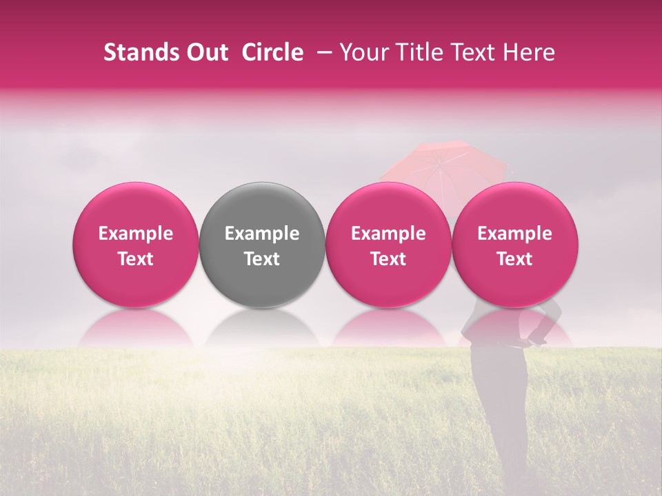 Outdoor Enjoyment Holding PowerPoint Template