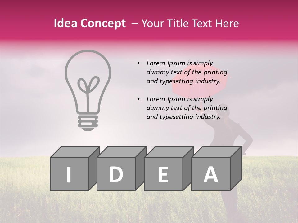 Outdoor Enjoyment Holding PowerPoint Template
