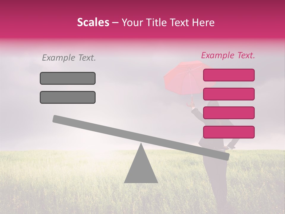 Outdoor Enjoyment Holding PowerPoint Template