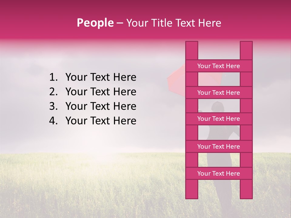 Outdoor Enjoyment Holding PowerPoint Template