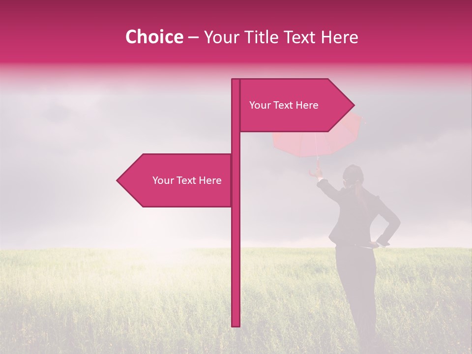 Outdoor Enjoyment Holding PowerPoint Template