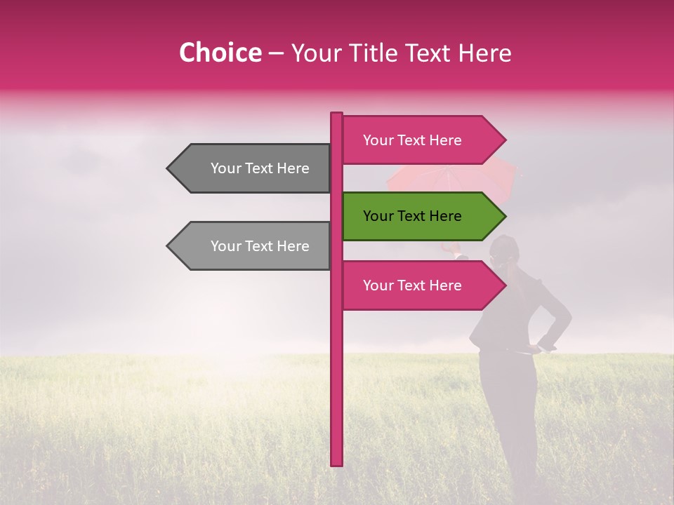 Outdoor Enjoyment Holding PowerPoint Template