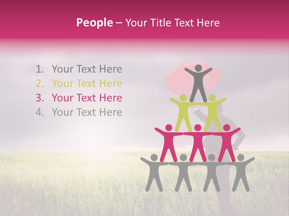 Outdoor Enjoyment Holding PowerPoint Template