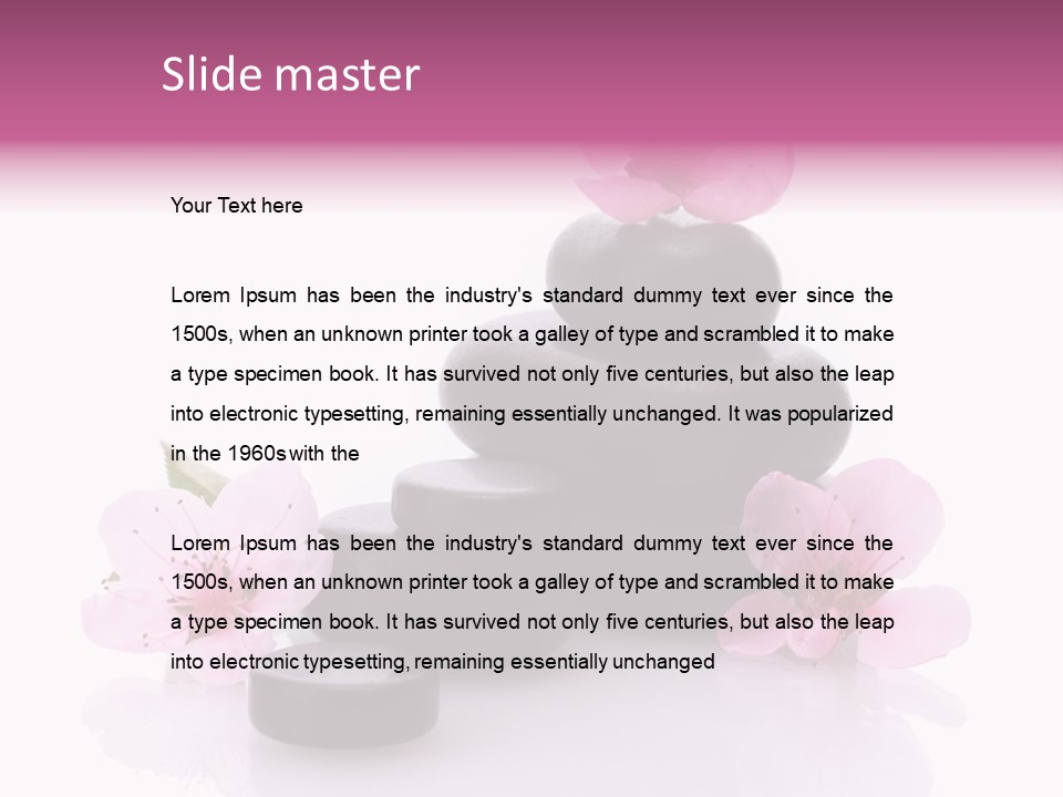 Design Japan Stack PowerPoint Template