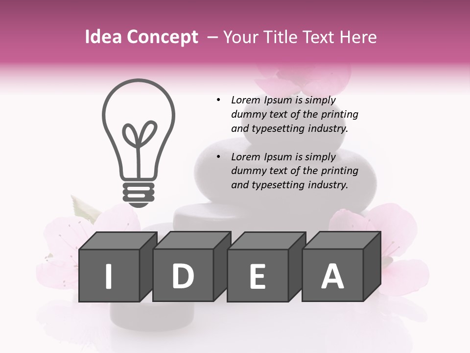 Design Japan Stack PowerPoint Template