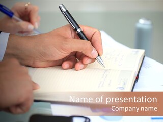 Businessman Women Room PowerPoint Template