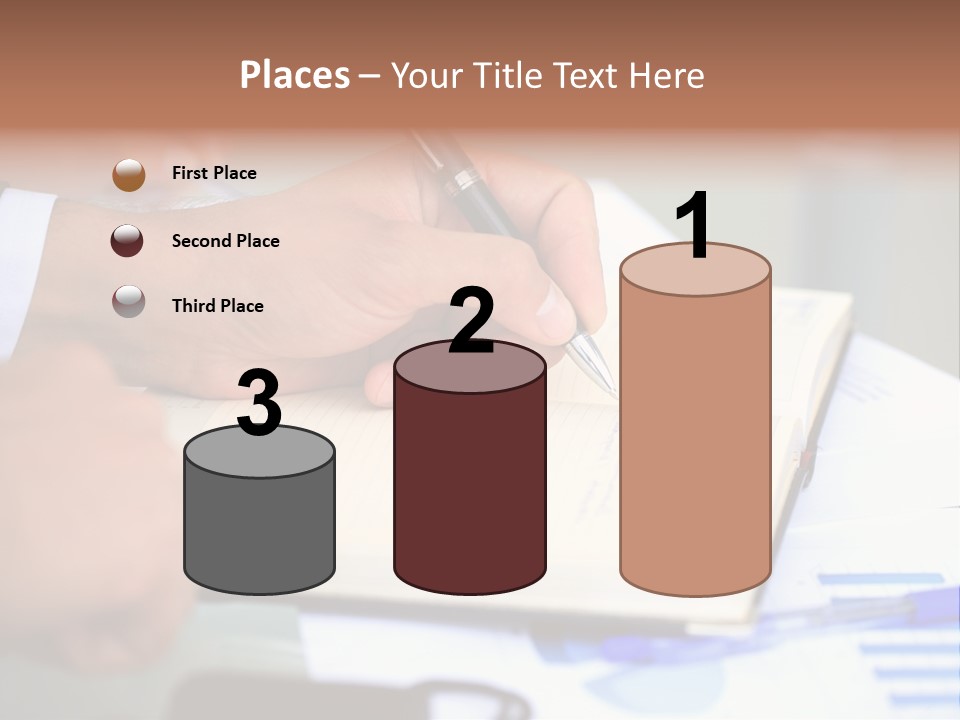 Businessman Women Room PowerPoint Template