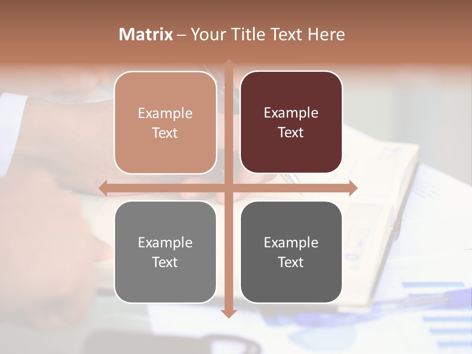 Businessman Women Room PowerPoint Template