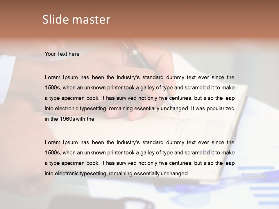 Businessman Women Room PowerPoint Template