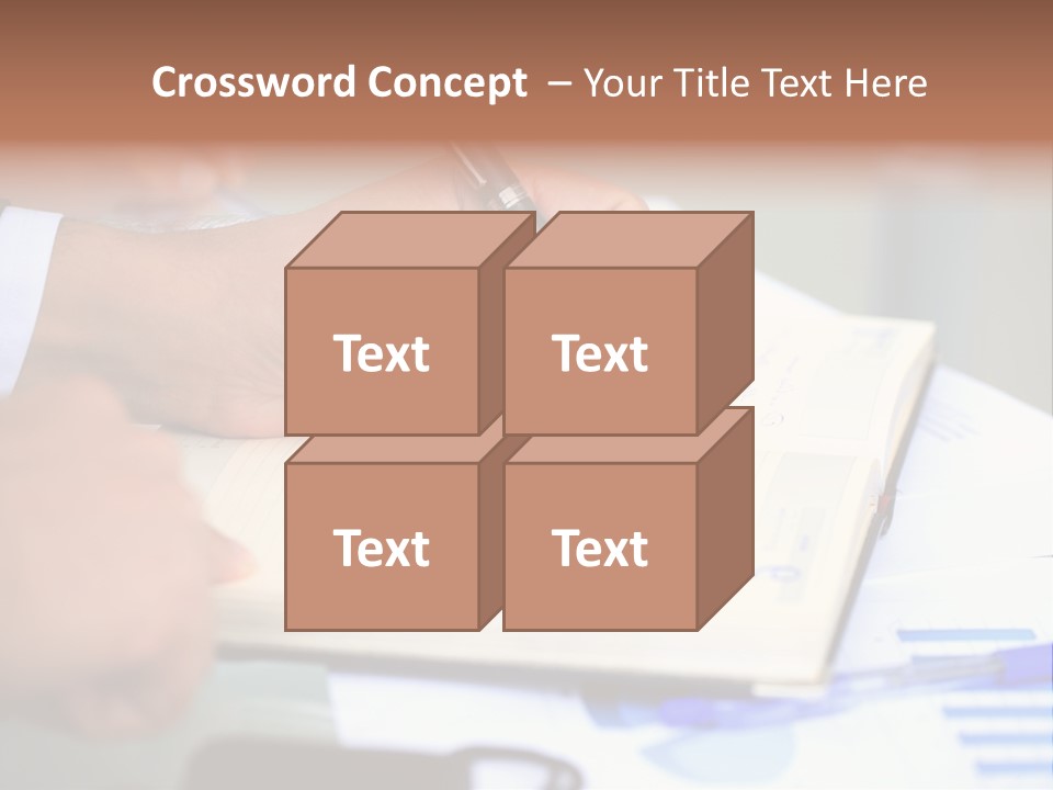 Businessman Women Room PowerPoint Template