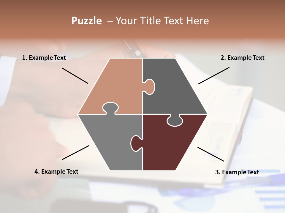 Businessman Women Room PowerPoint Template