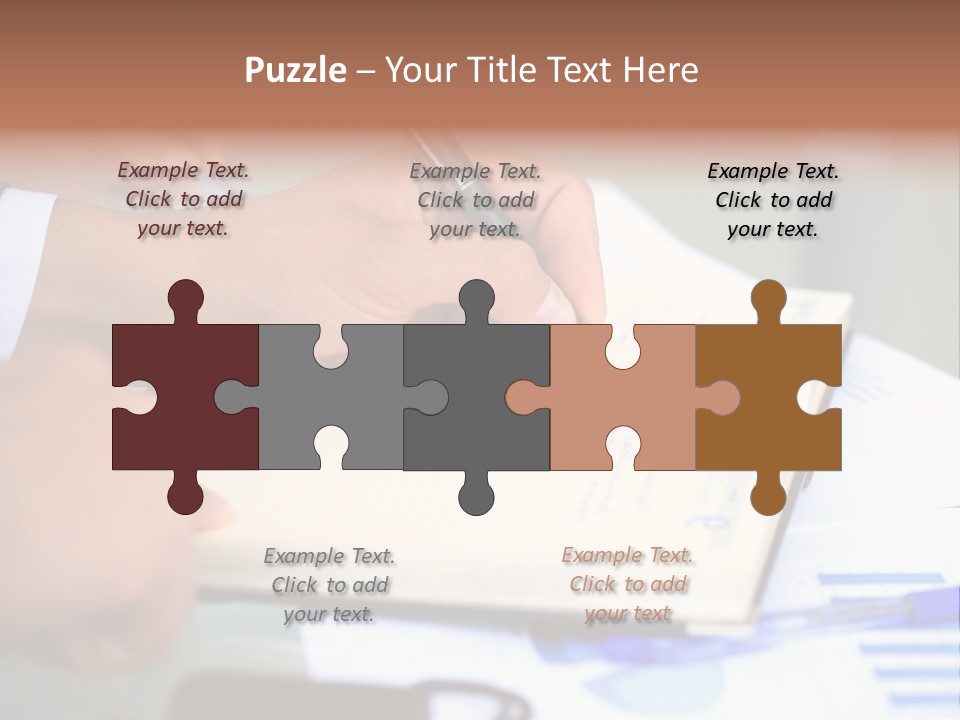 Businessman Women Room PowerPoint Template