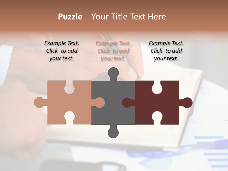 Businessman Women Room PowerPoint Template