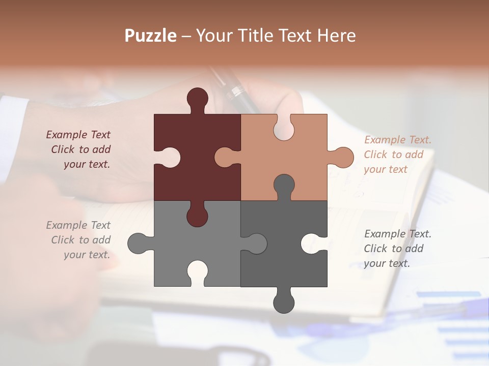 Businessman Women Room PowerPoint Template