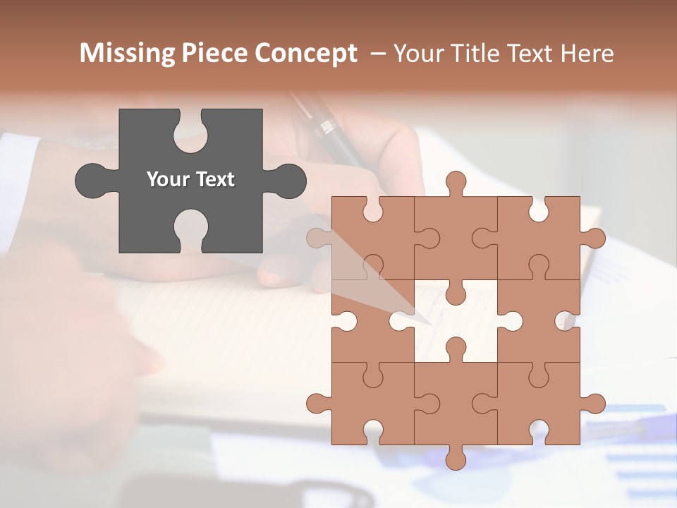 Businessman Women Room PowerPoint Template