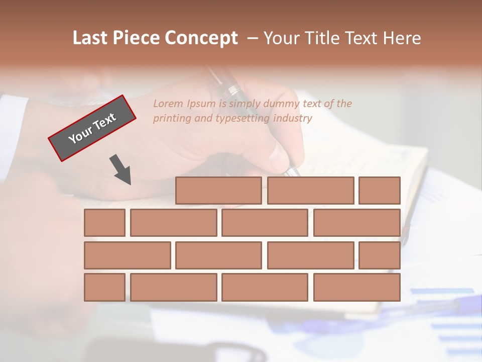 Businessman Women Room PowerPoint Template