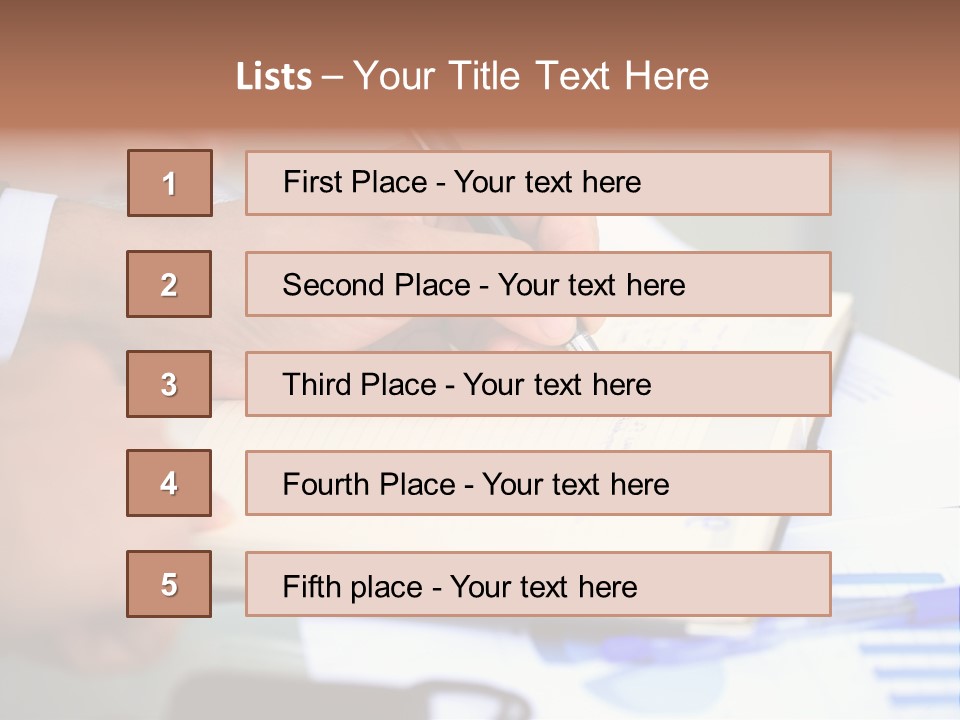 Businessman Women Room PowerPoint Template