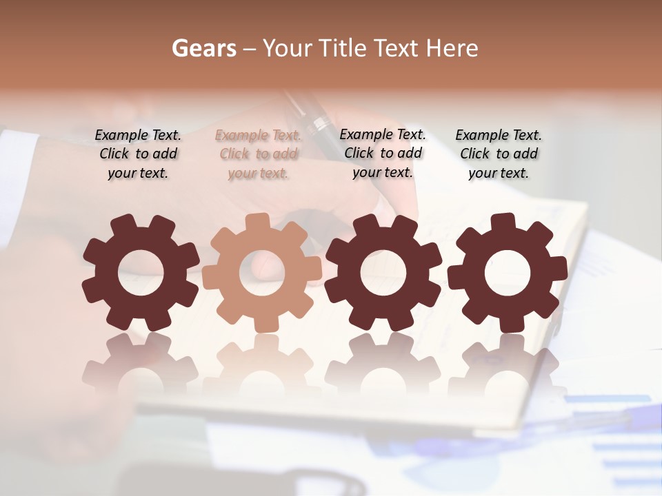 Businessman Women Room PowerPoint Template