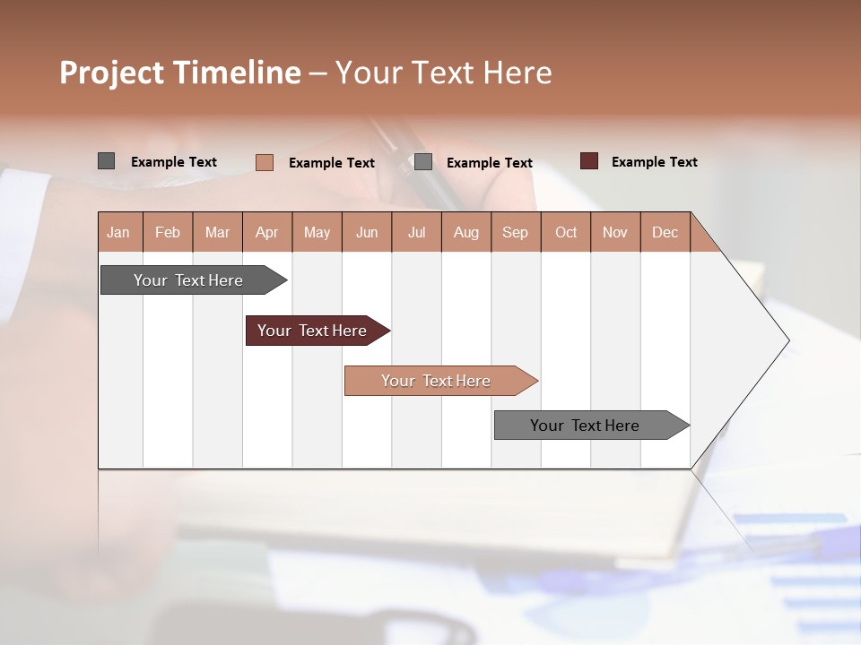 Businessman Women Room PowerPoint Template