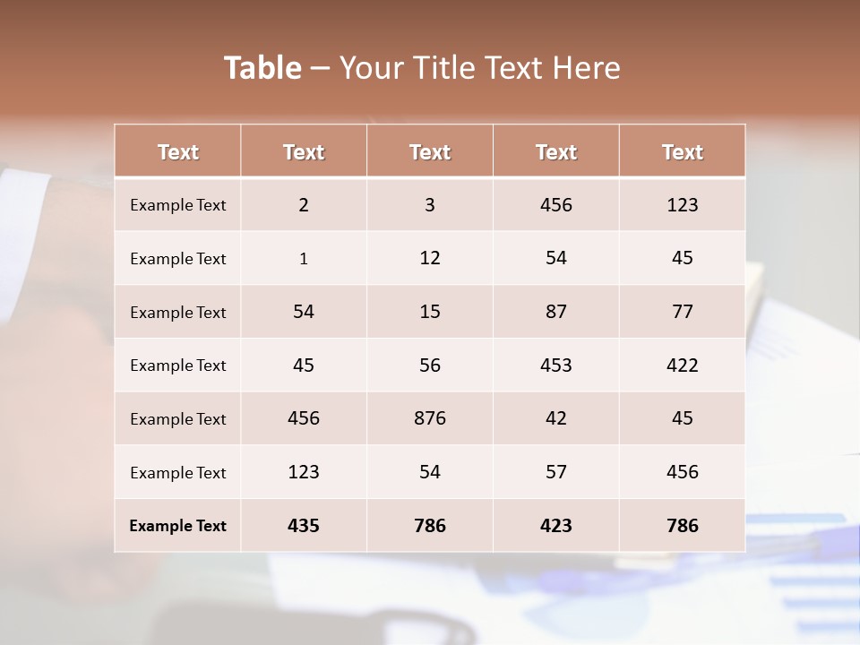 Businessman Women Room PowerPoint Template