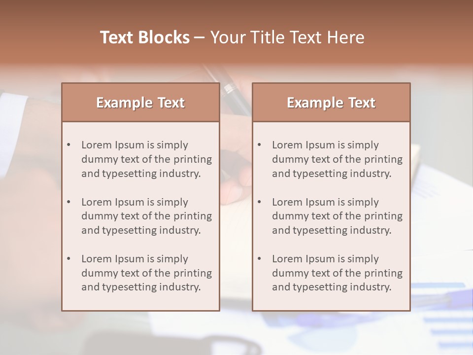 Businessman Women Room PowerPoint Template