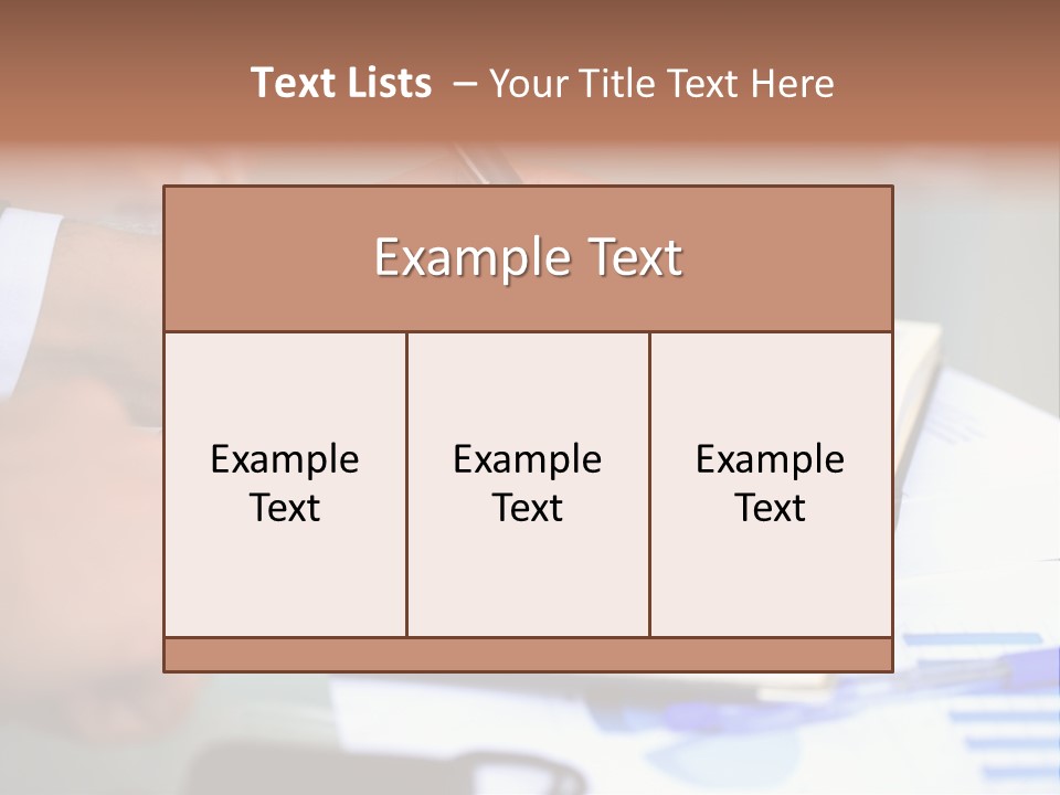 Businessman Women Room PowerPoint Template