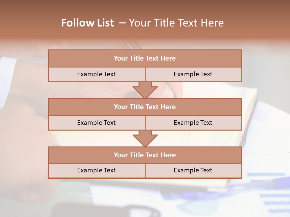 Businessman Women Room PowerPoint Template