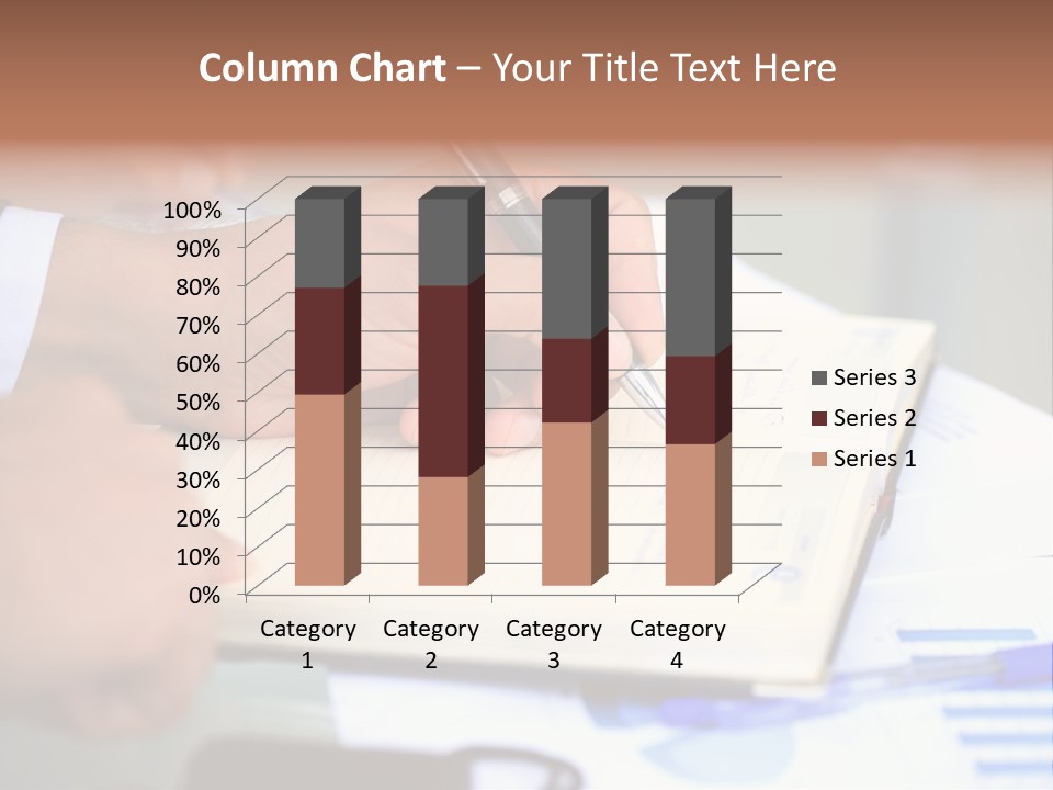 Businessman Women Room PowerPoint Template