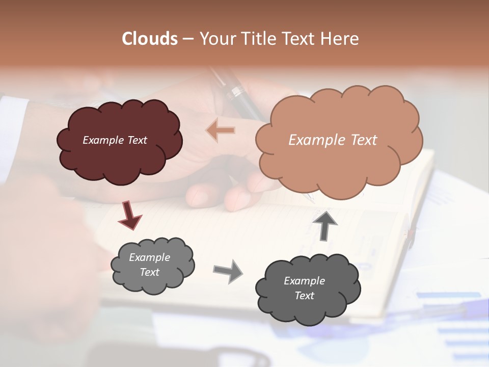 Businessman Women Room PowerPoint Template