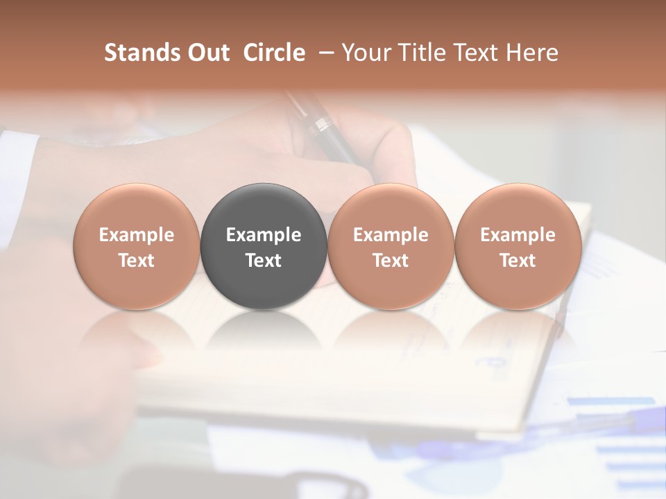 Businessman Women Room PowerPoint Template