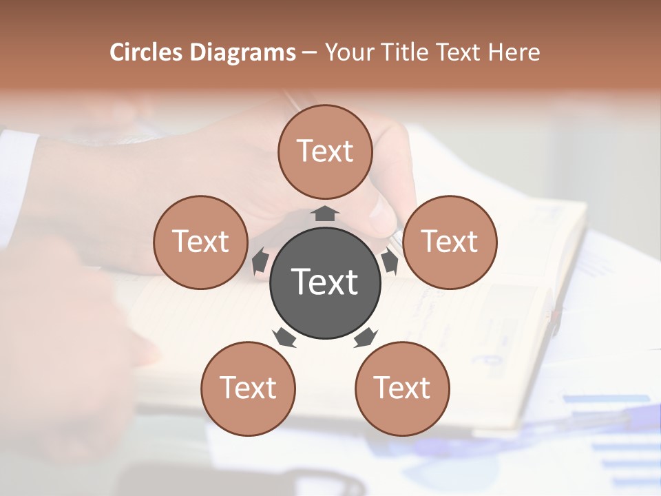 Businessman Women Room PowerPoint Template