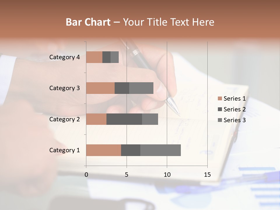 Businessman Women Room PowerPoint Template