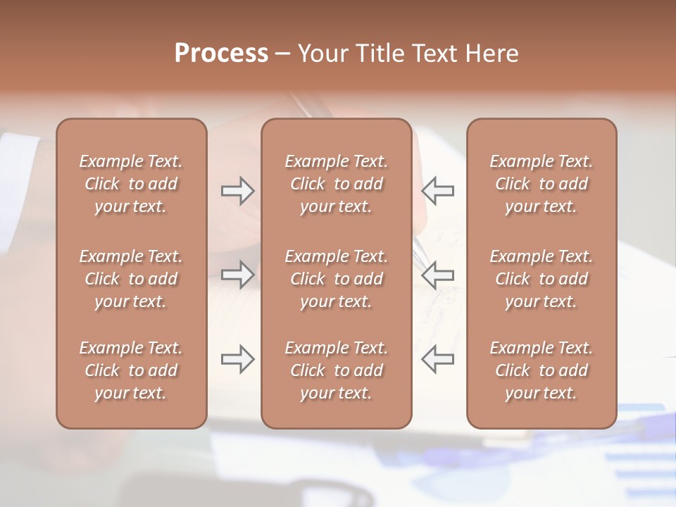 Businessman Women Room PowerPoint Template