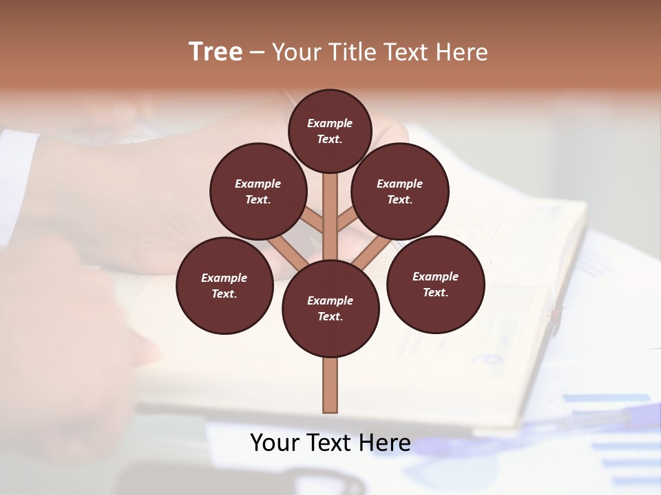 Businessman Women Room PowerPoint Template