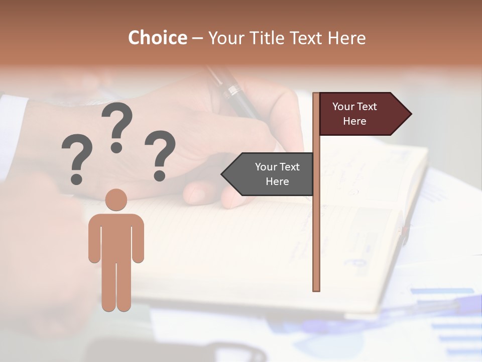 Businessman Women Room PowerPoint Template