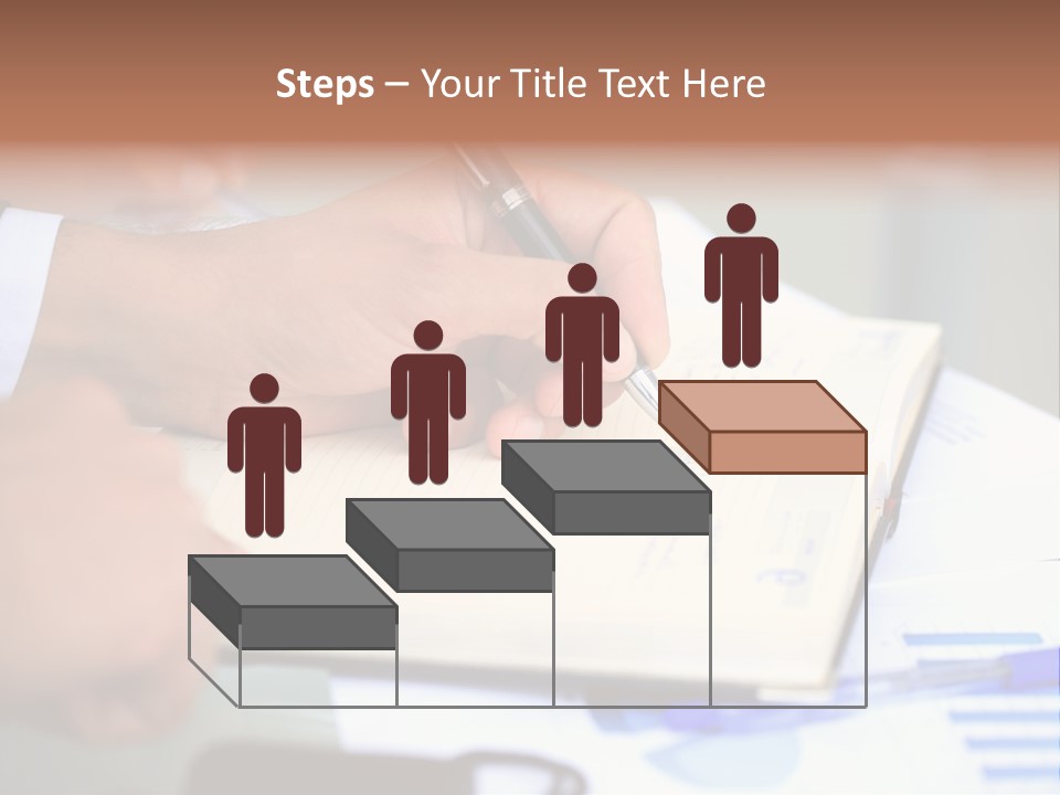 Businessman Women Room PowerPoint Template