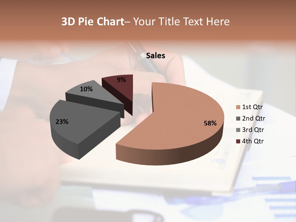 Businessman Women Room PowerPoint Template