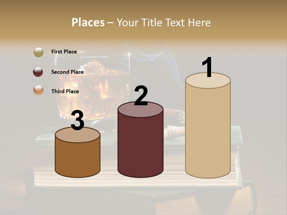 Nobody Lowball Glass Old PowerPoint Template