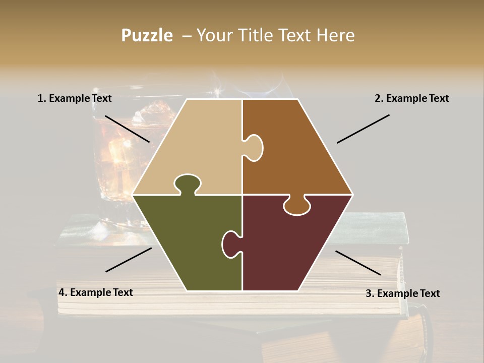 Nobody Lowball Glass Old PowerPoint Template