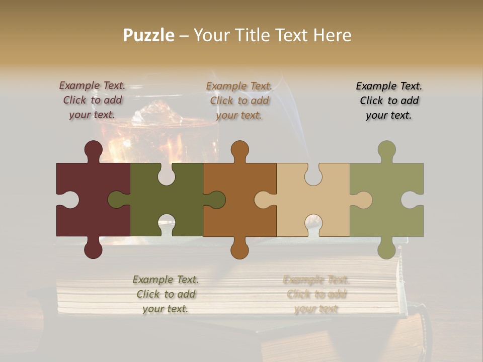 Nobody Lowball Glass Old PowerPoint Template