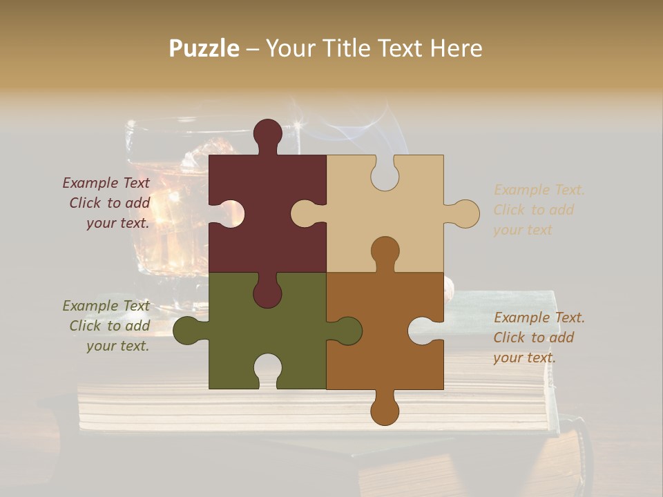 Nobody Lowball Glass Old PowerPoint Template