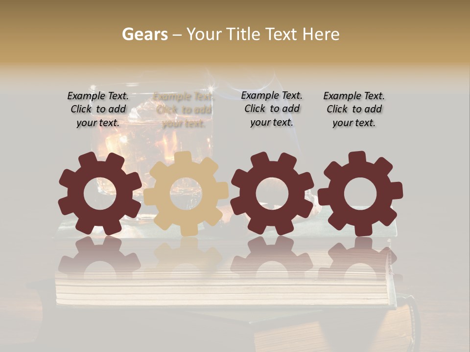 Nobody Lowball Glass Old PowerPoint Template