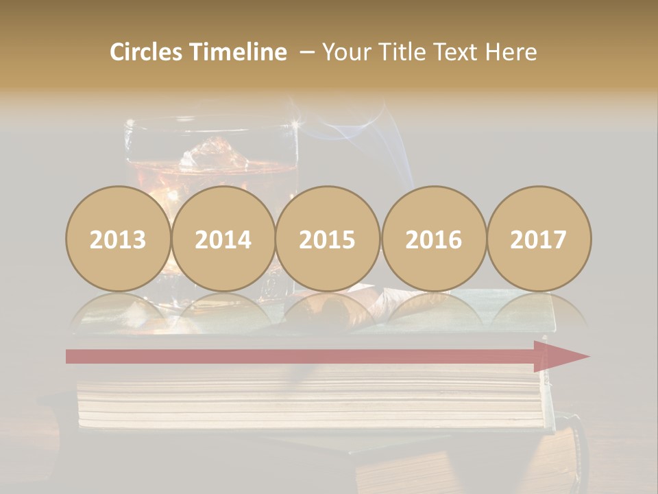 Nobody Lowball Glass Old PowerPoint Template