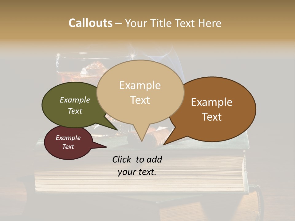 Nobody Lowball Glass Old PowerPoint Template