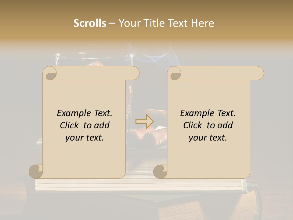 Nobody Lowball Glass Old PowerPoint Template