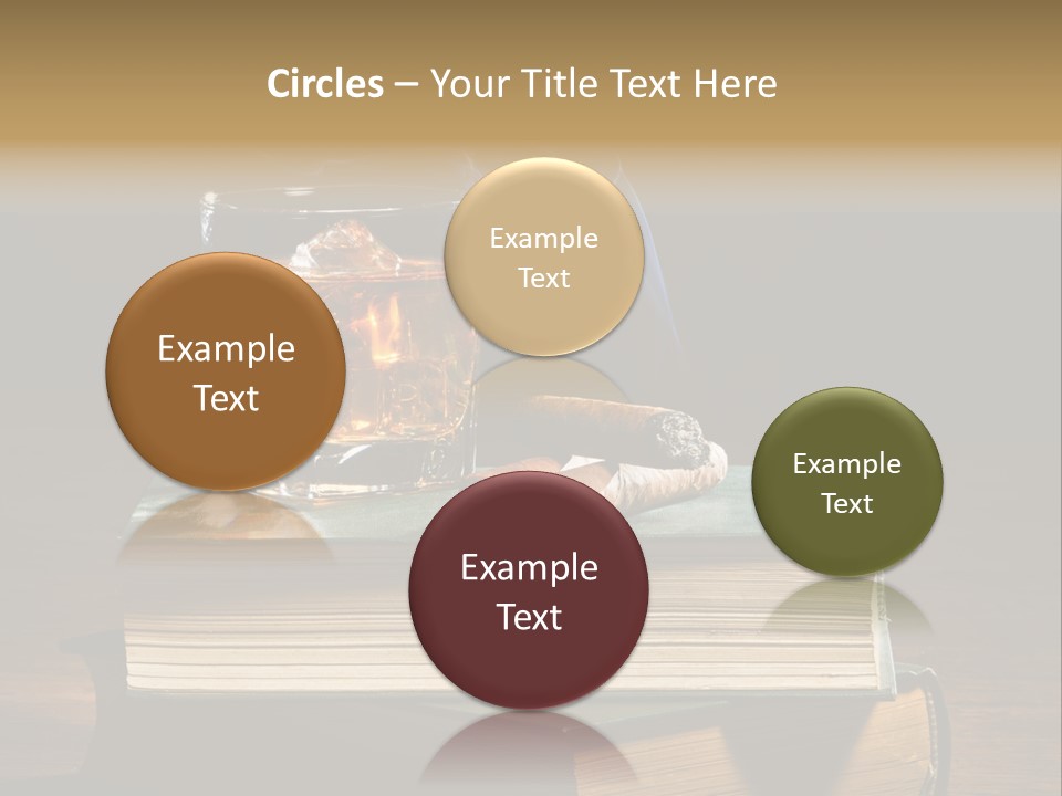 Nobody Lowball Glass Old PowerPoint Template